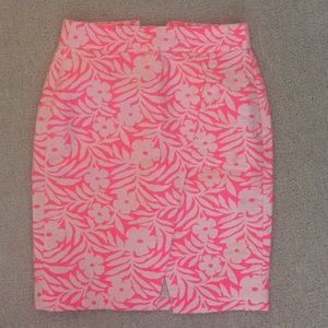 J crew floral jacquard skirt J crew floral jacquard skirt