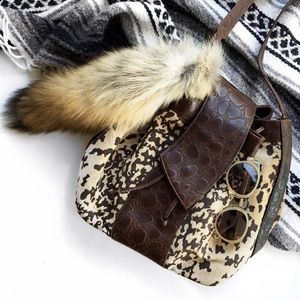 Vintage Handbags - Vintage brio print leather bag Vintage Handbags - Vintage brio print leather bag