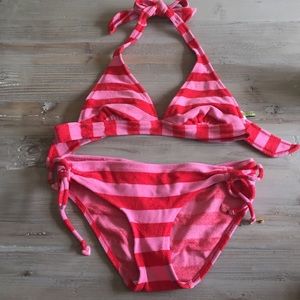 Juicy Couture striped Terry bikini Juicy Couture striped Terry bikini