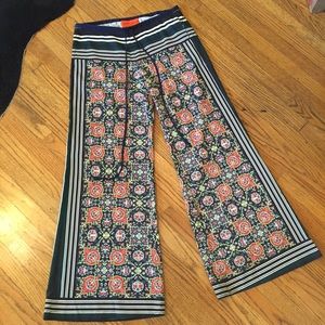Clover Canyon Patterned Silk Pants - XS Clover Canyon Patterned Silk Pants - XS