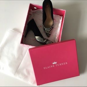 Elaine Turner Shoes - Elaine Turner "Jessica" Python pumps, size 7.5 Elaine Turner Shoes - Elaine Turner "Jessica" Python pumps, size 7.5