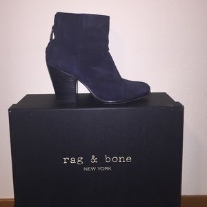 Rag & Bone Newbury. 37. Navy Suede Rag & Bone Newbury. 37. Navy Suede