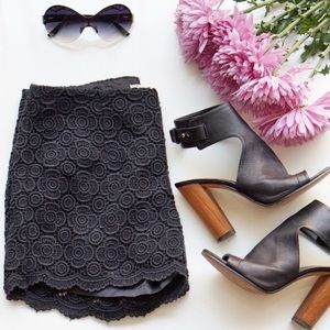 Banana Republic Pants - NWT Banana Republic Black Lace Scalloped Shorts Banana Republic Pants - NWT Banana Republic Black Lace Scalloped Shorts