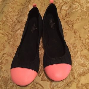 American Eagle Outfitters Shoes - American Eagle Coral Cap Toe Flats. American Eagle Outfitters Shoes - American Eagle Coral Cap Toe Flats.