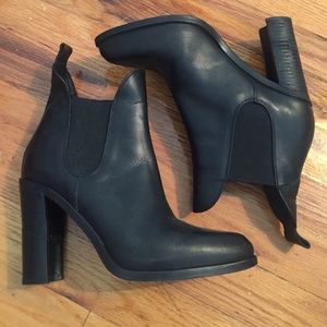 RAG & BONE HEELED CHELSEA BOOTS/BLACK/37 RAG & BONE HEELED CHELSEA BOOTS/BLACK/37