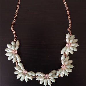 Brand new mint green floral necklace! Gorgeous! Brand new mint green floral necklace! Gorgeous!