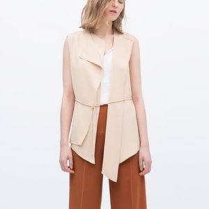 Zara Jackets & Blazers - NWOT Zara Tie Vest Zara Jackets & Blazers - NWOT Zara Tie Vest