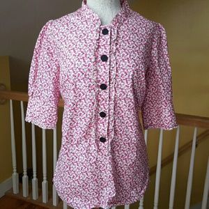 Lilly Pulitzer Tops - Lilly Pulitzer Benton Perfect Pear Shirt Blouse Lilly Pulitzer Tops - Lilly Pulitzer Benton Perfect Pear Shirt Blouse