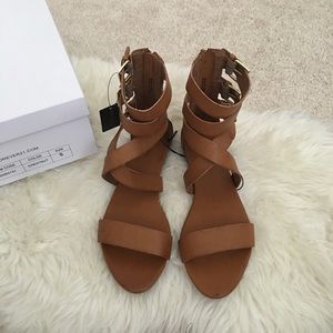 Forever 21 Shoes - Strappy Sandals Chestnut Forever 21 Shoes - Strappy Sandals Chestnut