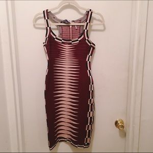 Herve Leger Karlie Jacquard Runway Dress Herve Leger Karlie Jacquard Runway Dress