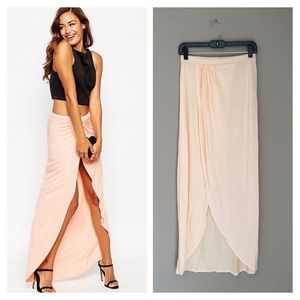 ASOS wrap maxi skirt ASOS wrap maxi skirt