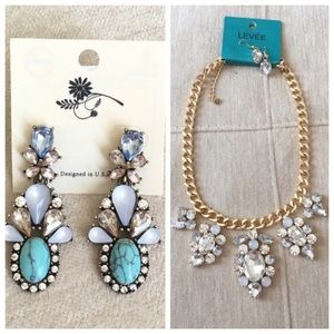 Jewelry - Bundle Statement Necklace and Earrings Jewelry - Bundle Statement Necklace and Earrings