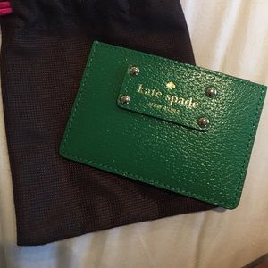 kate spade Handbags - Kate Spade Kelly Green card case BRAND NEW kate spade Handbags - Kate Spade Kelly Green card case BRAND NEW