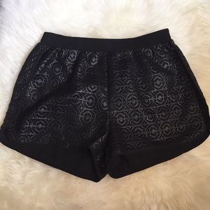 Sam Edelman Pants - Sam Edelman Black Embossed Faux Leather Shorts Sam Edelman Pants - Sam Edelman Black Embossed Faux Leather Shorts