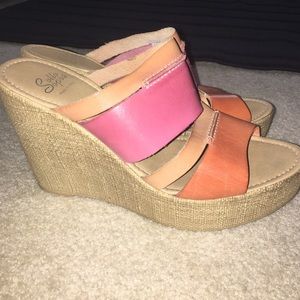 Sotto sopra Shoes - Pink and orange wedge Sotto sopra Shoes - Pink and orange wedge