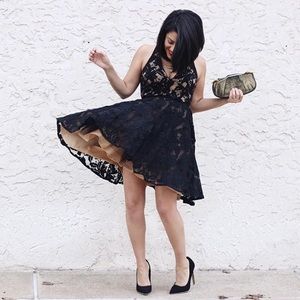 Charlotte Russe Dresses & Skirts - Lace Skater Tulle Dress Charlotte Russe Dresses & Skirts - Lace Skater Tulle Dress