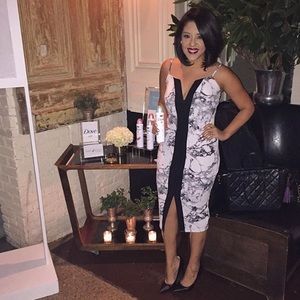 Charlotte Russe Dresses & Skirts - Marble Print Dress Charlotte Russe Dresses & Skirts - Marble Print Dress