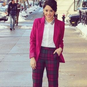 Topshop PETITE Pants - TopShop Petite Plaid Pants Topshop PETITE Pants - TopShop Petite Plaid Pants