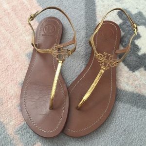 Tory Burch Shoes - Gold Tory Burch Sandals Tory Burch Shoes - Gold Tory Burch Sandals
