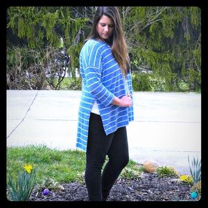 Old Navy Tops - Old Navy Blue and White Striped Tunic Old Navy Tops - Old Navy Blue and White Striped Tunic