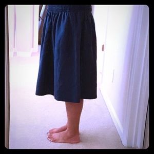 Talbots Dresses & Skirts - NWT Talbots 100% Silk Navy Skirt Talbots Dresses & Skirts - NWT Talbots 100% Silk Navy Skirt