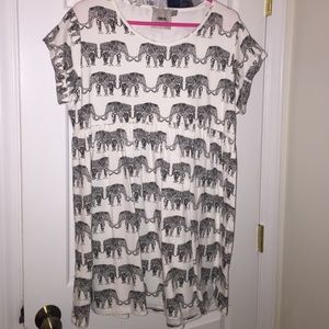 Asos baby doll elephant print dress. Size 4. Asos baby doll elephant print dress. Size 4.