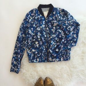 Rebecca Taylor Jackets & Blazers - Rebecca Taylor Silk Floral Bomber Jacket Rebecca Taylor Jackets & Blazers - Rebecca Taylor Silk Floral Bomber Jacket