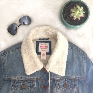 Mossimo Supply Co. Jackets & Blazers - Faux Shearling Denim Jacket Mossimo Supply Co. Jackets & Blazers - Faux Shearling Denim Jacket