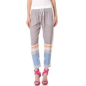 Clover Canyon Purple Chainmail Scarf Print Pant xs Clover Canyon Purple Chainmail Scarf Print Pant xs