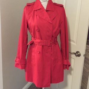 Zara Jackets & Blazers - Zara woman red trench coat Zara Jackets & Blazers - Zara woman red trench coat