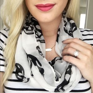 Accessories - NEW! Skull skeleton scarf infinity sheer chiffon Accessories - NEW! Skull skeleton scarf infinity sheer chiffon