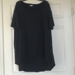 14th & Union Tops - 14th & Union Black Sheer Top 2X 14th & Union Tops - 14th & Union Black Sheer Top 2X