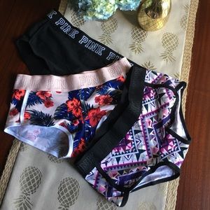 Victoria's Secret Other - 2 New Victoria's Secret Pink logo Boy Shorts Victoria's Secret Other - 2 New Victoria's Secret Pink logo Boy Shorts