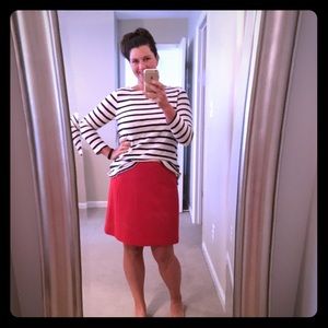 LOFT Dresses & Skirts - Loft Red A-Line Skirt LOFT Dresses & Skirts - Loft Red A-Line Skirt