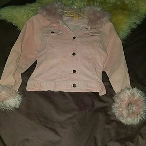 traffic Other - Jacket: faux fur collar: Pink : sz 10/12 girls traffic Other - Jacket: faux fur collar: Pink : sz 10/12 girls