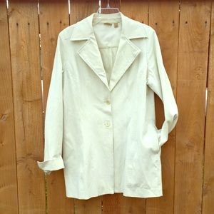 Caslon Jackets & Blazers - Pale Green Lightweight Trench Coat Caslon Jackets & Blazers - Pale Green Lightweight Trench Coat