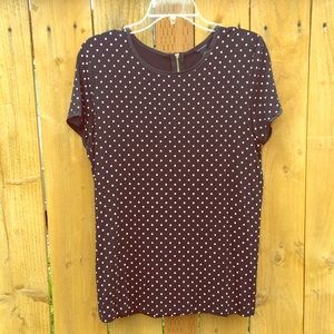 Ann Taylor Tops - Black & White Polka Dot Top Ann Taylor Tops - Black & White Polka Dot Top