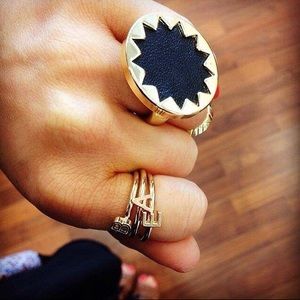 House of Harlow 1960 Jewelry - House of Harlow 1960 14k Gold Sunburst Ring House of Harlow 1960 Jewelry - House of Harlow 1960 14k Gold Sunburst Ring