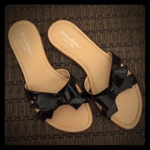 Sotto Sopra Shoes - Italian Sotto Sopra Patent Leather Bow Sandals Sotto Sopra Shoes - Italian Sotto Sopra Patent Leather Bow Sandals