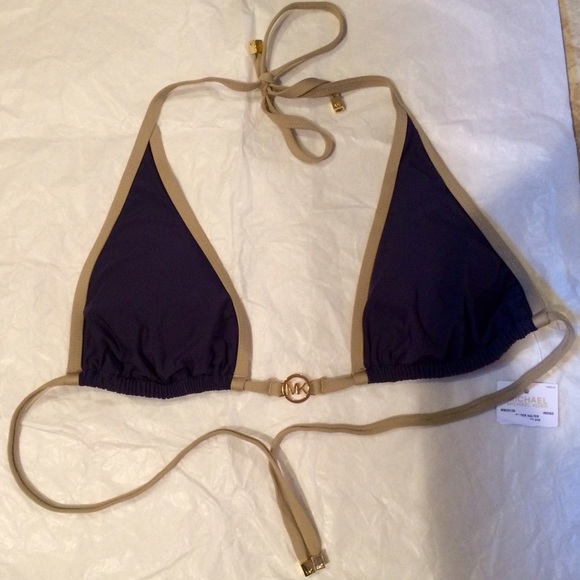 Michael Michael Kors Swim Nwt Michael By Michael Kors String Bikini Top Poshmark