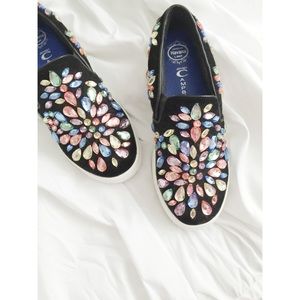 Jeffrey Campbell Shoes - 🎀Host Pick🎀Jeffrey Campbell Jeweled Slip-ons Jeffrey Campbell Shoes - 🎀Host Pick🎀Jeffrey Campbell Jeweled Slip-ons