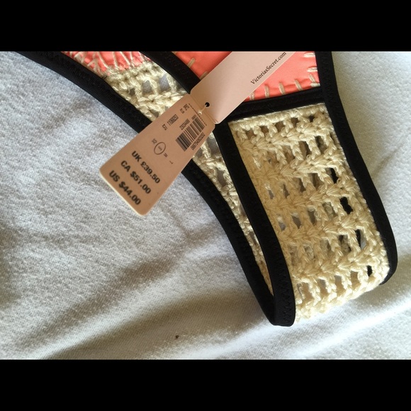Victoria S Secret Swim Victorias Secret Crochet Bottom Bikini Hipster Poshmark