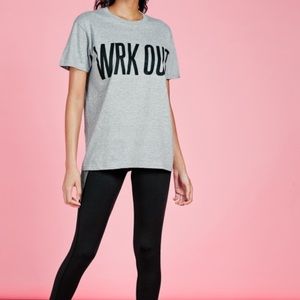 Tops - Wrk Out Active Oversized Tee Tops - Wrk Out Active Oversized Tee