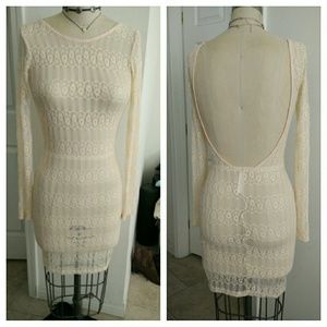 Lace open Back Tight Dress. New but no tags Lace open Back Tight Dress. New but no tags
