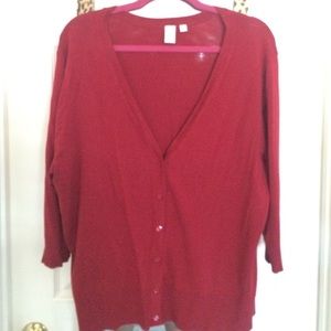 14th & Union Sweaters - Garnet Red Cardigan by 14th & Union 14th & Union Sweaters - Garnet Red Cardigan by 14th & Union