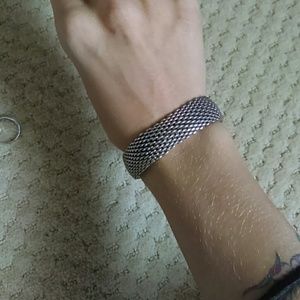 Tiffany & Co. Sterling Silver Somerset mesh bangle Tiffany & Co. Sterling Silver Somerset mesh bangle