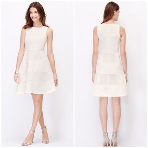 Ann Taylor Dresses & Skirts - Stunning Ann Taylor White Netted Dress Ann Taylor Dresses & Skirts - Stunning Ann Taylor White Netted Dress