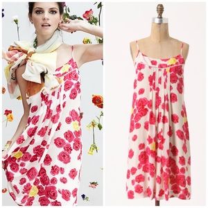 Anthropologie Dresses & Skirts - Anthropologie Moulinette Soeurs Silk Rose Dress Anthropologie Dresses & Skirts - Anthropologie Moulinette Soeurs Silk Rose Dress
