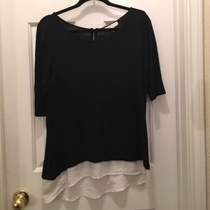 Kenar Tops - PRICE DROP 🔻⚪️⚫️ Black and white layer top ⚪️⚫️ Kenar Tops - PRICE DROP 🔻⚪️⚫️ Black and white layer top ⚪️⚫️