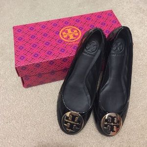 Tory Burch Quinn Quilted Flat Sz 7 Tory Burch Quinn Quilted Flat Sz 7
